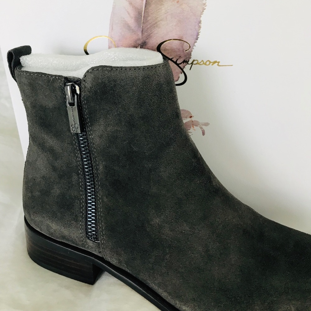 Jessica Simpson Cast Iron Split Suede Ankle Boot